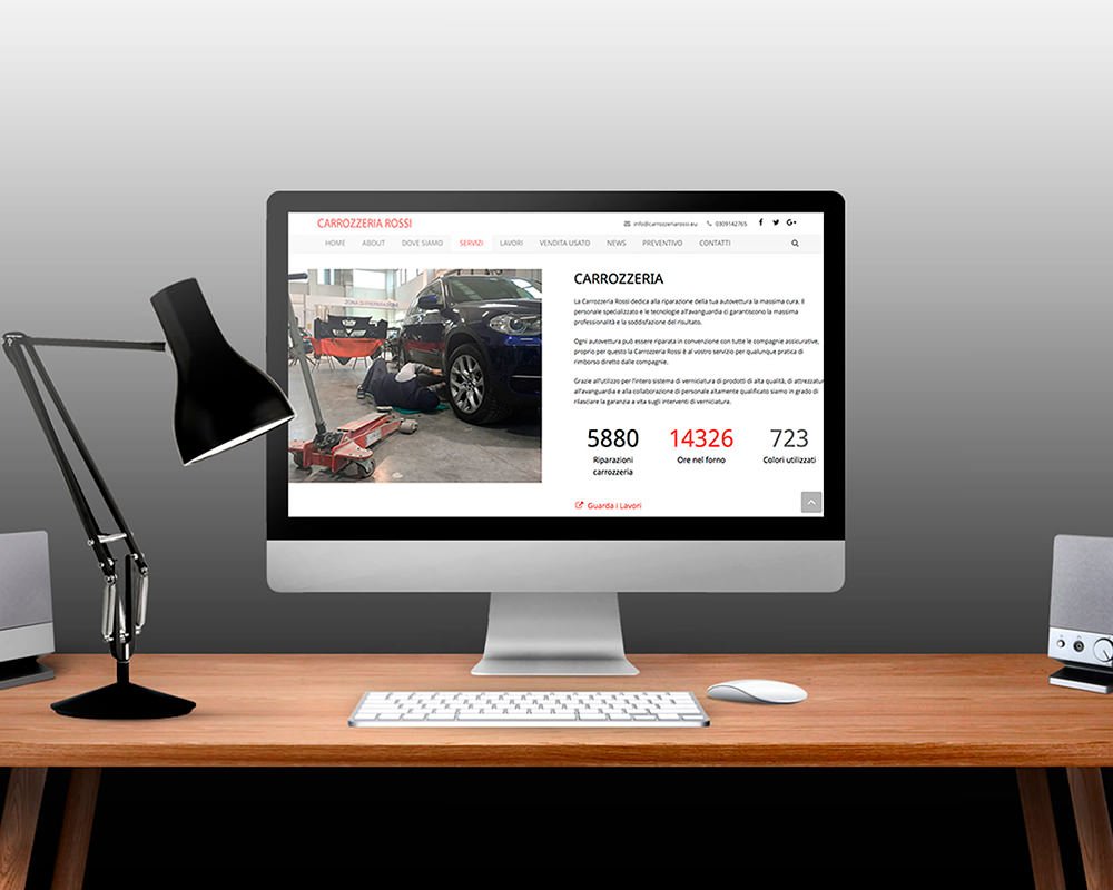 Sito Web Carrozzeria Rossi